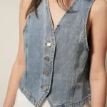 Chaleco denim edge