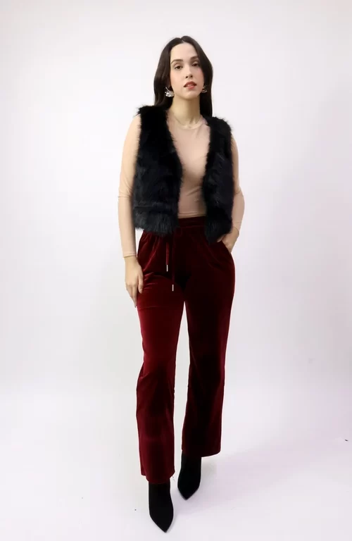 Velvet capsule pants