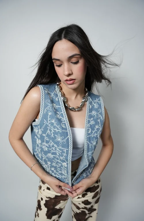 Chic cowgirl vest