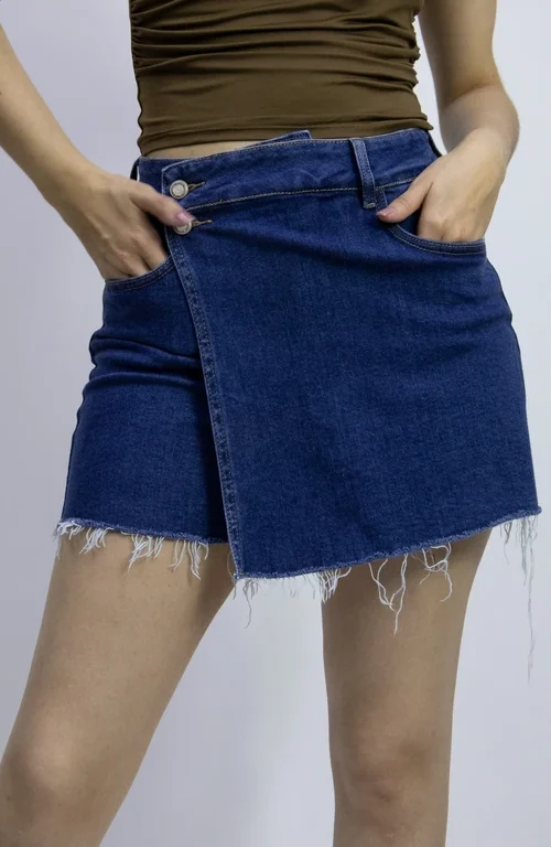 Denim miniskirt