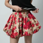 Flowers skirt