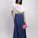 Denim breeze skirt