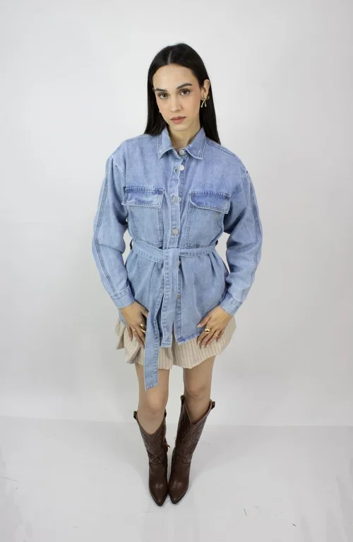 Denim overshirt
