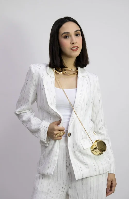 Strip blazer