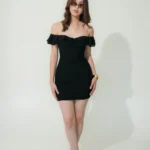 Ruffle flow dress